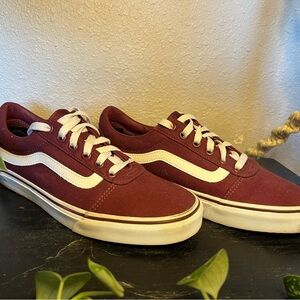 Vans maroon sneakers